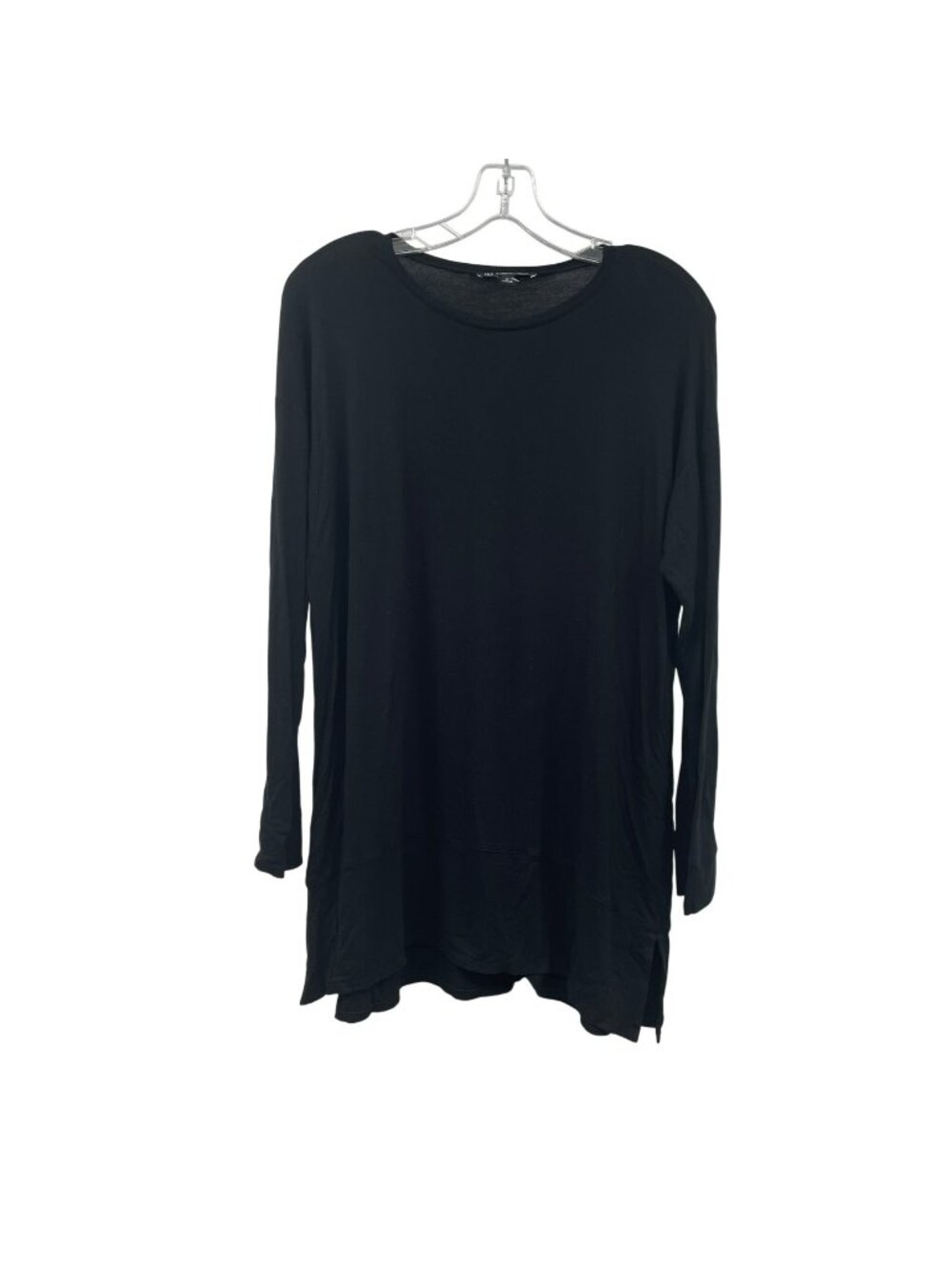 INC International Concepts Womens Long Sleeve Top Black Size Medium